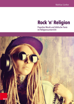 Rock `n` Religion - Vandenhoeck & Ruprecht