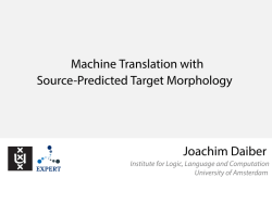 Machine Translation with Source-Predicted Target