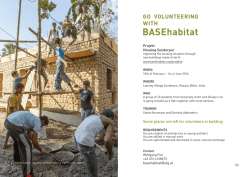 Information about volunteering