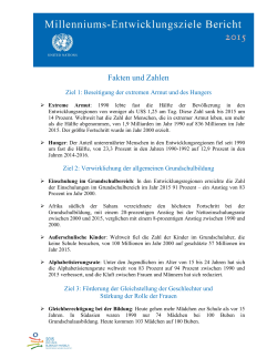 Fakten und Zahlen - United Nations Information Service Vienna
