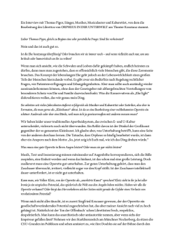 Interview mit Thomas Pigor