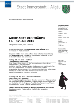 JdT 2016 Markt Anschreiben Fieranten