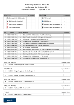 Hallencup Schwarz