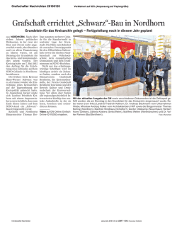 Grafschaft errichtet &bdquo;Schwarz&ldquo;