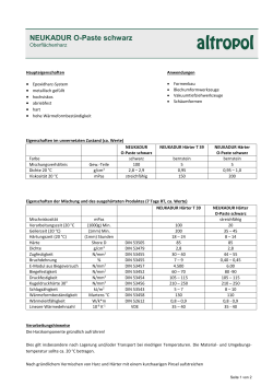 NEUKADUR O-Paste schwarz - Altropol Kunststoff GmbH