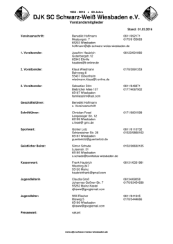 Ansprechpartner auf einen Blick - DJK SC Schwarz