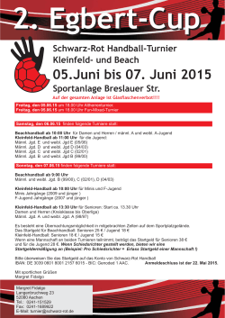 05.Juni bis 07. Juni 2015 - Schwarz-Rot