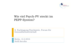 Wie viel Psych-PV steckt im PEPP-System? PEPP System?