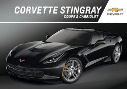 Corvette Stingray Katalog