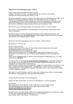 Allgemeine Gesch&auml;ftsbedingungen Wellness - Serfaus-Fiss