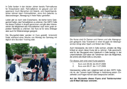 In Celle fanden in den letzten Jahren bereits Fahrradkurse für