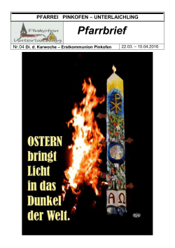 Pfarrbrief 22.03. - Pfarrei‑Pinkofen‑Laichling.de