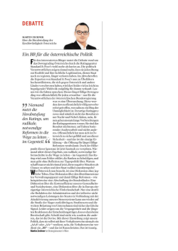 Ein BB f&uuml;r die &ouml;sterreichische Politik