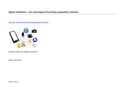 Digitale Schulb&uuml;cher