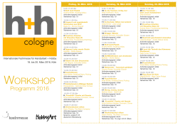 Zum Workshop-Programm