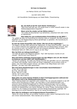 Ed Coan - NRW Powerlifting