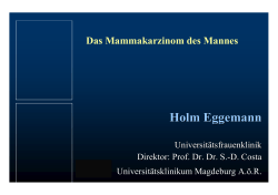 Holm Eggemann - Registerstudie Mammakarzinom-des