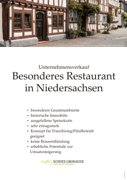Besonderes Restaurant in Niedersachsen - Nexxt