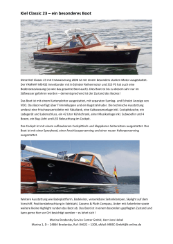 Kiel Classic 23 – ein besonderes Boot