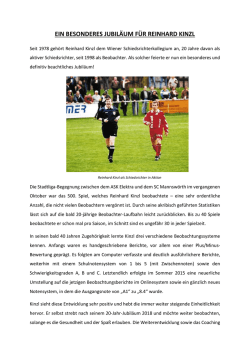 ein besonderes jubil&auml;um f&uuml;r reinhard kinzl
