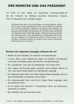 der monster und das präsident
