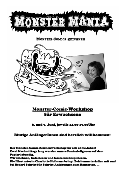 Monster-Comic-Workshop für Erwachsene