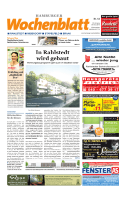 In Rahlstedt wird gebaut