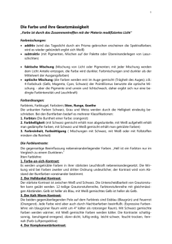 Farbtheorie 1