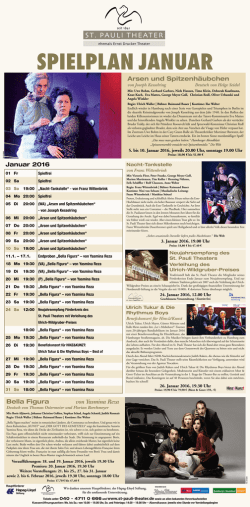 Januar 2016 - St. Pauli Theater