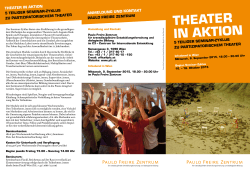 theater in aktion - Paulo Freire Zentrum