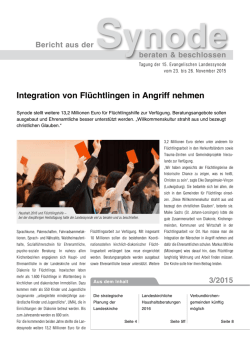 Integration von Fl&uuml;chtlingen in Angriff nehmen