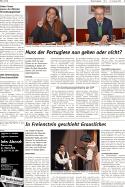 In Freienstein geschieht Grausliches Muss der Portugiese nun