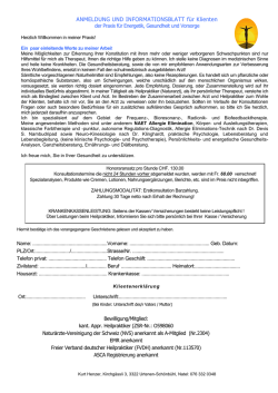 Ich freue mich, Sie in der Praxis f&uuml;r Bioinformatik