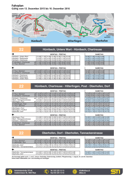 Fahrplan (ganze Linie)