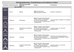 Dienstgradabzeichen und Aufgaben