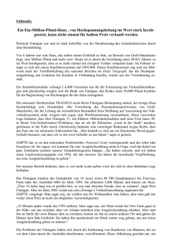 Ein Ein-Million-Pfund-Haus , von Hochspannungsleitung im Wert