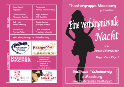 Folder zum - Theatergruppe Moosburg