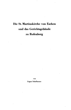 Die St. Martinskirche von Eschen und das Gerichtsgeb&auml;ude zu