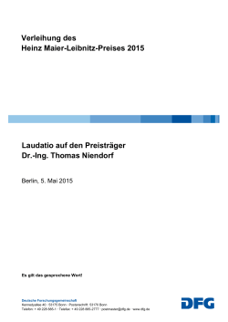 Dr.-Ing. Thomas Niendorf