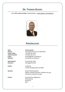 dr.thomas giudici pers&ouml;nliches