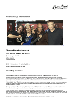 Thomas Blugs Rockanarchie - Colos-Saal