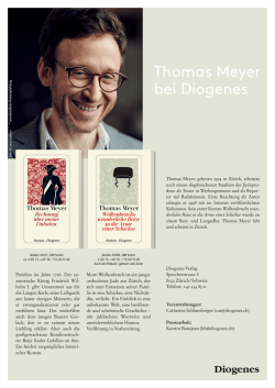 Diogenes-Dokumentation Thomas Meyer