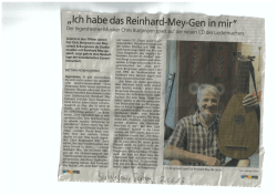 Ein Bericht der Bietigheimer Zeitung vom 21.06.13