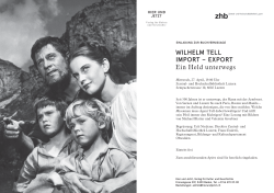WilHelm tell import – export Ein Held unterwegs