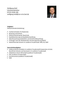 Wolfgang Held Schulamtsdirektor 07222-9169