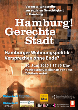Hamburger Wohnungspolitik &ndash; Versprechen ohne Ende?