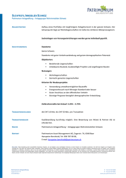 suchprofil immobilien schweiz