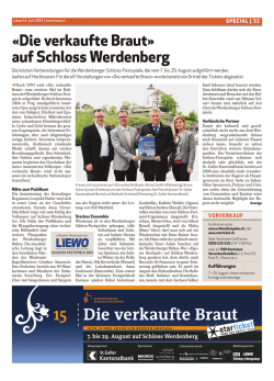 Die verkaufte Braut - Werdenberger Schloss