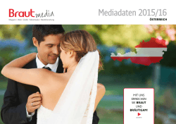 Mediadaten 2015/16 - Braut & Bräutigam Magazin