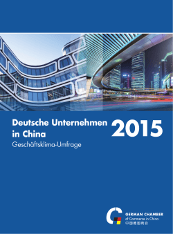 Deutsche Unternehmen in China